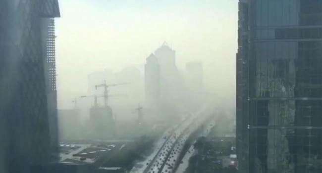Уровень загрязнения воздуха в Китае достиг критического уровня