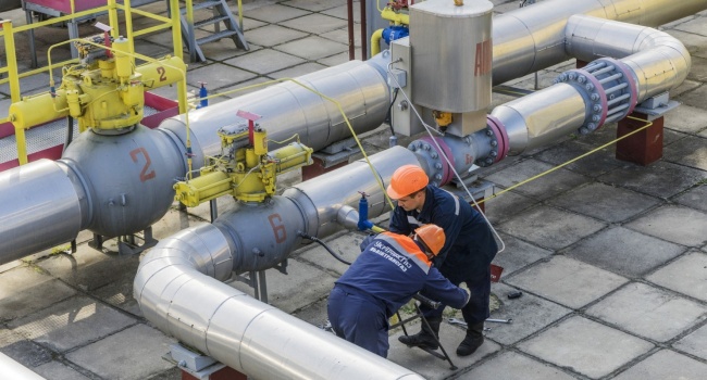 Украина сократила запасы газа до 37 процентов