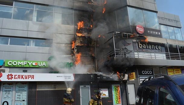 В Украине произошел пожар в еще одном «Токио» 