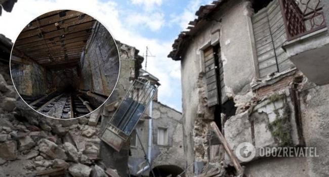 Сильные подземные толчки в Макеевке разрушили жилые дома
