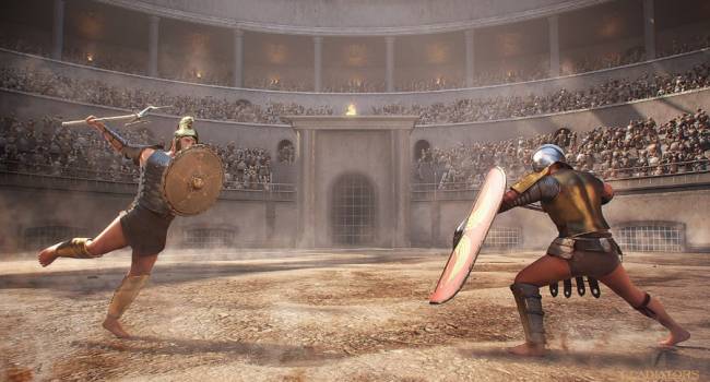 В Помпеях была найдена уникальная фреска, показывающая бой гладиаторов