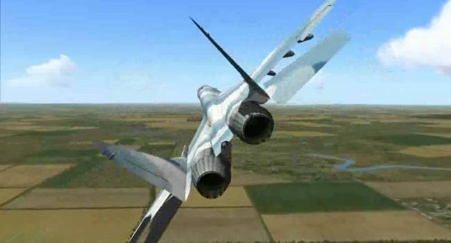 «Высший пилотаж»: Истребитель ВВС ВСУ исполнил «Бочку» перед носом американского бомбардировщика