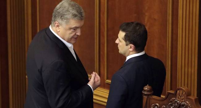 Политолог: Зеленский, которому уже самому пора отвечать за провалы и «зашквары», жалуется на Порошенко, называя его «монархом»