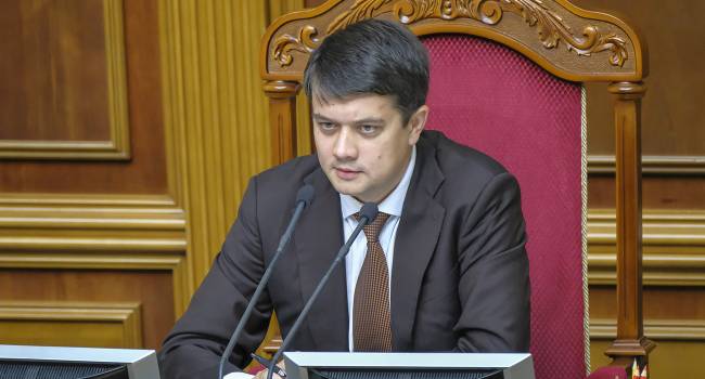 Разумков ответил на требование РФ внести изменения в постановление ВРУ о выборах